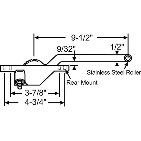 Strybuc Single Arm Casement Operator 36-444-3